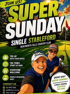 This time next week we have our first Super Sunday sponsored by @ourhaus.landscapes This is a Medley Single Stableford and everyone is welcome ⛳️